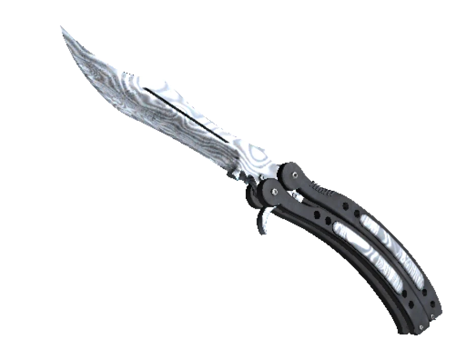 ★ StatTrak™ Butterfly Knife | Damascus Steel (Minimal Wear) - Image 1