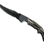 ★ StatTrak™ Falchion Knife | Black Laminate (Minimal Wear)