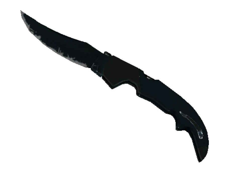 ★ StatTrak™ Falchion Knife | Night (Well-Worn) - Image 1