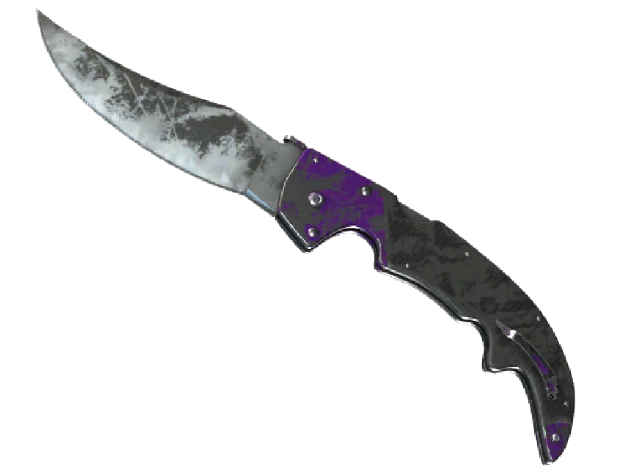 ★ StatTrak™ Falchion Knife | Ultraviolet (Battle-Scarred) - Image 1