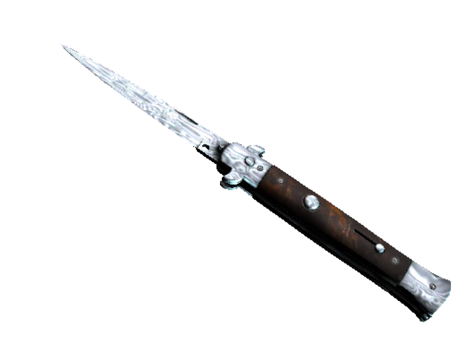 ★ StatTrak™ Stiletto Knife | Damascus Steel (Factory New) - Image 1