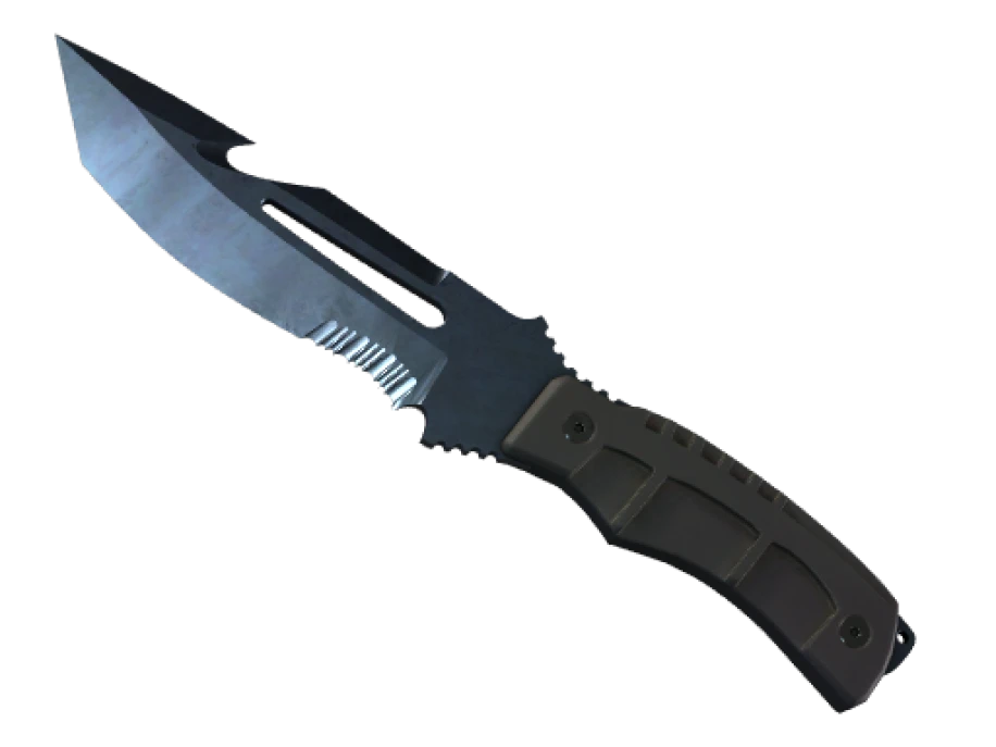 ★ StatTrak™ Survival Knife | Blue Steel (Minimal Wear) - Image 1