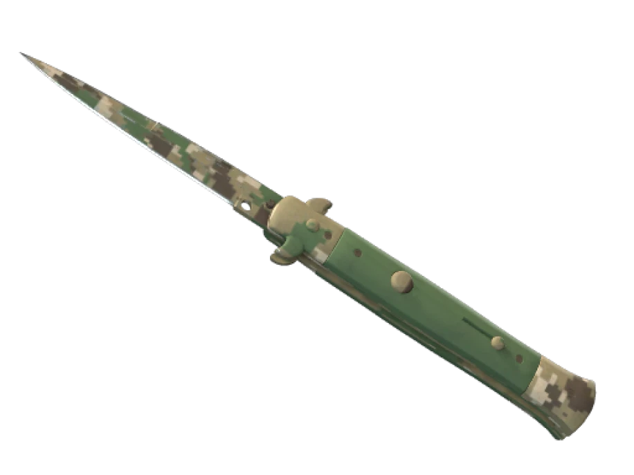 ★ Stiletto Knife | Forest DDPAT (Well-Worn) - Image 1