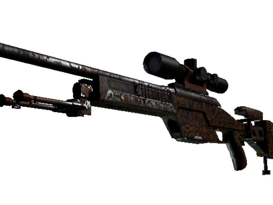 SSG 08 | Orange Filigree (Minimal Wear) - Image 1