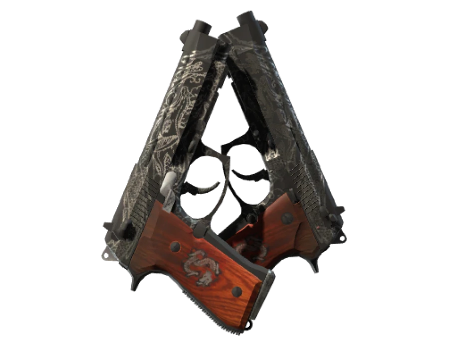 Souvenir Dual Berettas | Dualing Dragons (Field-Tested) - Image 1
