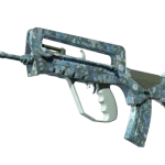 Souvenir FAMAS | Cyanospatter (Minimal Wear)