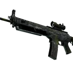Souvenir SG 553 | Gator Mesh (Battle-Scarred)