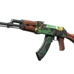 StatTrak™ AK-47 | Fire Serpent (Well-Worn)