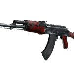 StatTrak™ AK-47 | Red Laminate (Battle-Scarred)