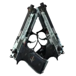 StatTrak™ Dual Berettas | Dezastre (Field-Tested)