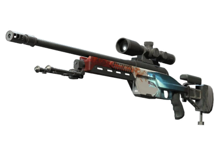 StatTrak™ SSG 08 | Blood in the Water (Minimal Wear) - Image 1