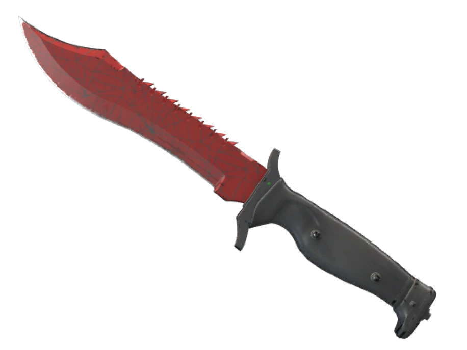 ★ Bowie Knife | Crimson Web (Well-Worn) - Image 1