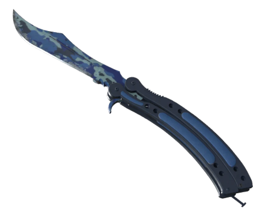 ★ Butterfly Knife | Bright Water (Well-Worn) - Image 1