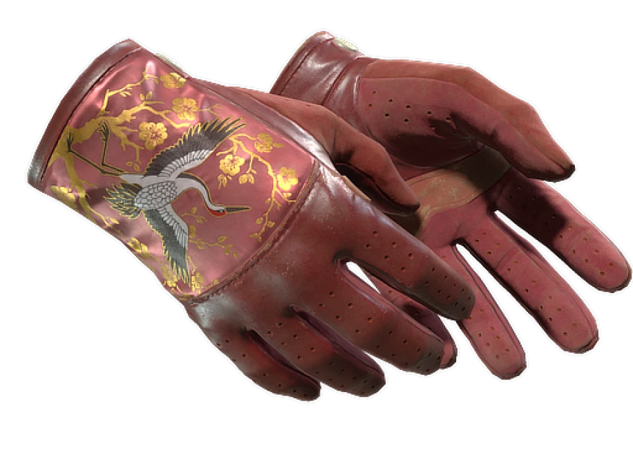★ Driver Gloves | Brocade Crane (Well-Worn) - Image 1