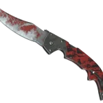 ★ Falchion Knife | Crimson Web (Battle-Scarred)