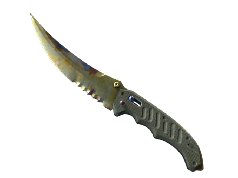 ★ Flip Knife | Case Hardened (Well-Worn) - Image 1