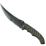 ★ Flip Knife | Damascus Steel (Well-Worn)