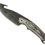 ★ Gut Knife | Black Laminate (Battle-Scarred)