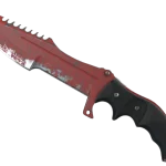 ★ Huntsman Knife | Crimson Web (Well-Worn)