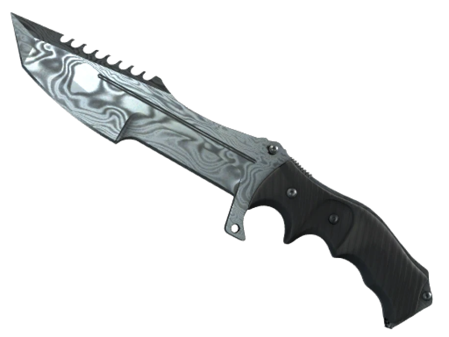 ★ Huntsman Knife | Damascus Steel (Battle-Scarred) - Image 1