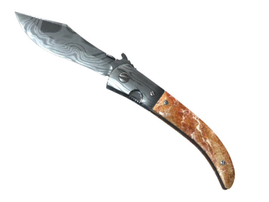★ Navaja Knife | Damascus Steel (Well-Worn) - Image 1
