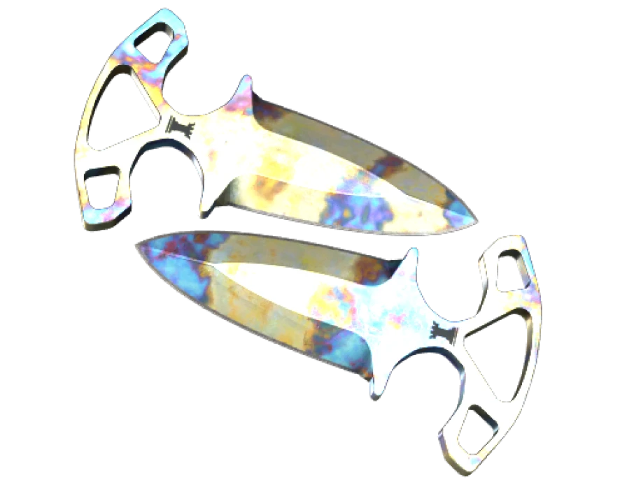 ★ Shadow Daggers | Case Hardened (Well-Worn) - Image 1