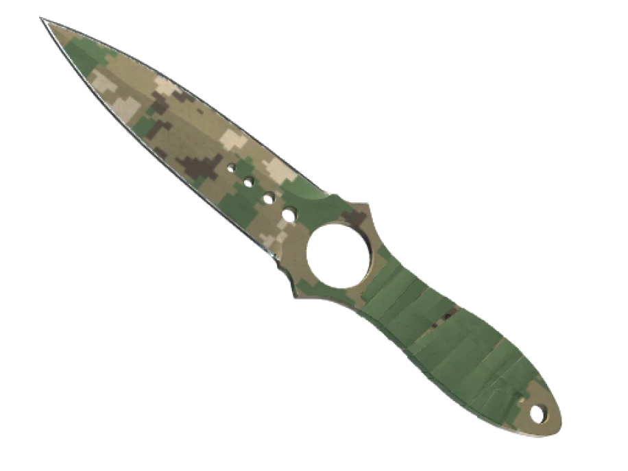 ★ Skeleton Knife | Forest DDPAT (Well-Worn) - Image 1