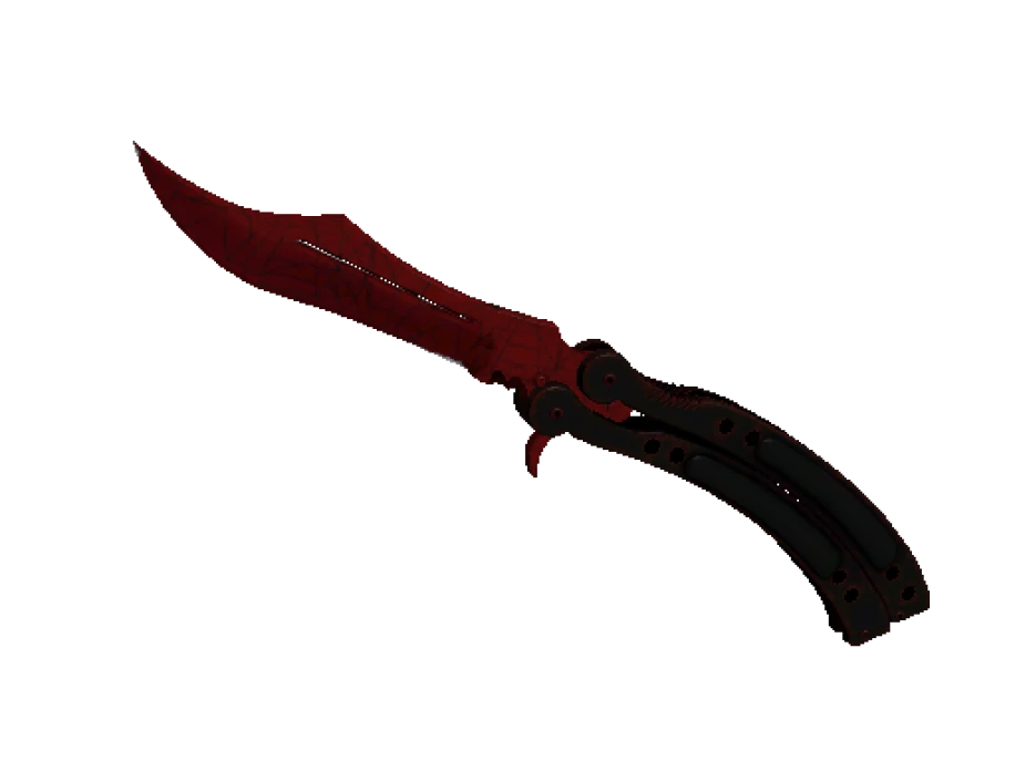★ StatTrak™ Butterfly Knife | Crimson Web (Minimal Wear) - Image 1