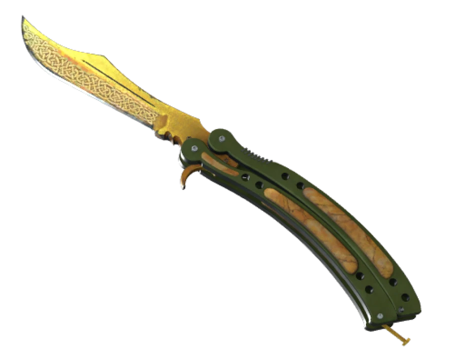 ★ StatTrak™ Butterfly Knife | Lore (Well-Worn) - Image 1