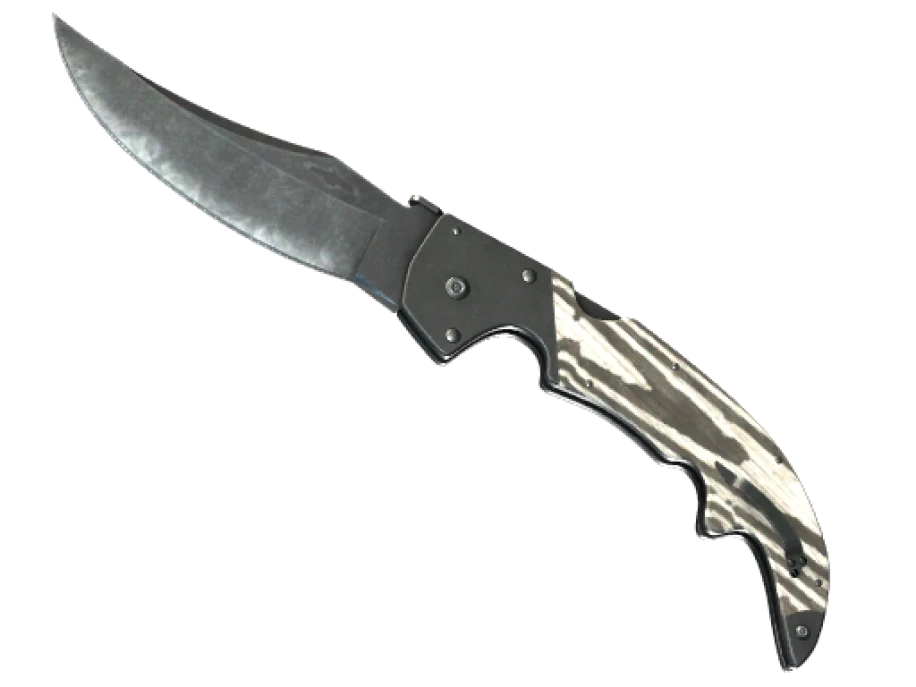 ★ StatTrak™ Falchion Knife | Black Laminate (Factory New) - Image 1