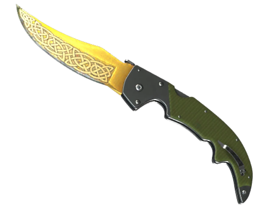 ★ StatTrak™ Falchion Knife | Lore (Well-Worn) - Image 1
