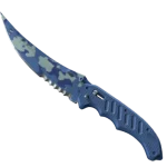 ★ StatTrak™ Flip Knife | Bright Water (Minimal Wear)