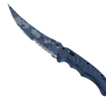 ★ StatTrak™ Flip Knife | Bright Water (Well-Worn)