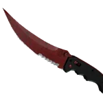 ★ StatTrak™ Flip Knife | Crimson Web (Minimal Wear)