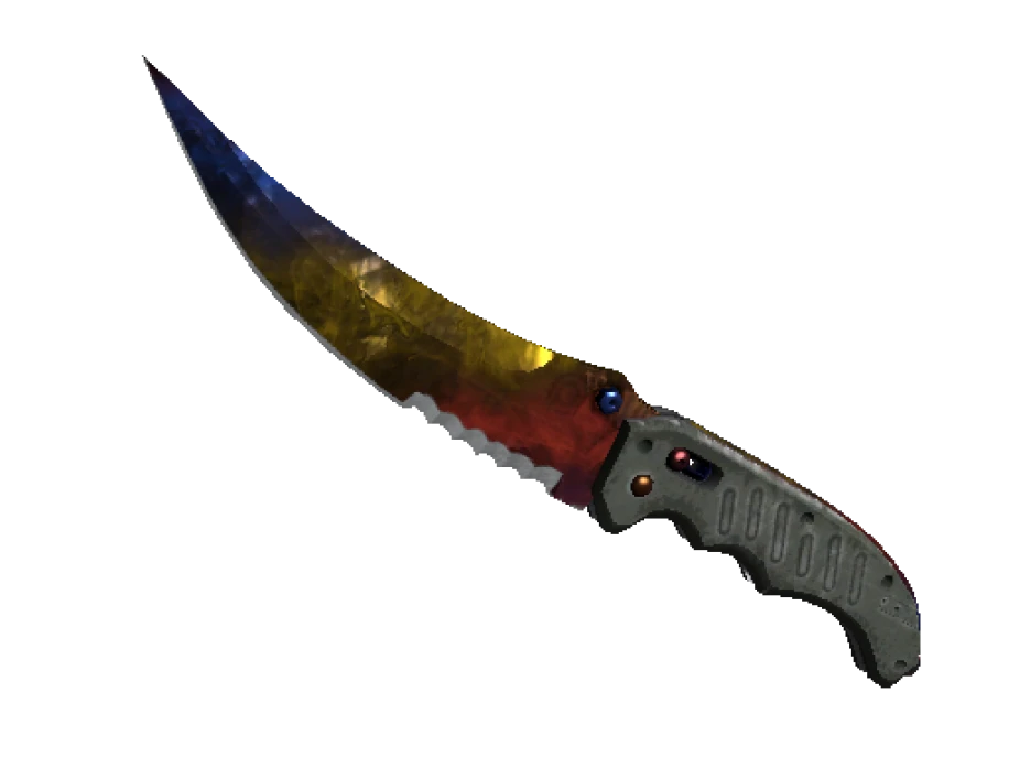 ★ StatTrak™ Flip Knife | Marble Fade (Minimal Wear) - Image 1