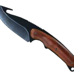 ★ StatTrak™ Gut Knife | Blue Steel (Well-Worn)