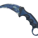 ★ StatTrak™ Karambit | Bright Water (Well-Worn)