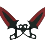 ★ StatTrak™ Shadow Daggers | Crimson Web (Minimal Wear)