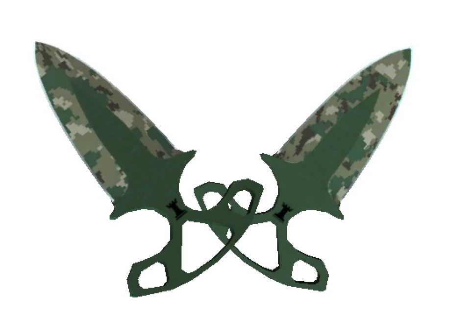 ★ StatTrak™ Shadow Daggers | Forest DDPAT (Minimal Wear) - Image 1