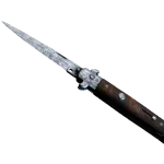 ★ StatTrak™ Stiletto Knife | Damascus Steel (Well-Worn)