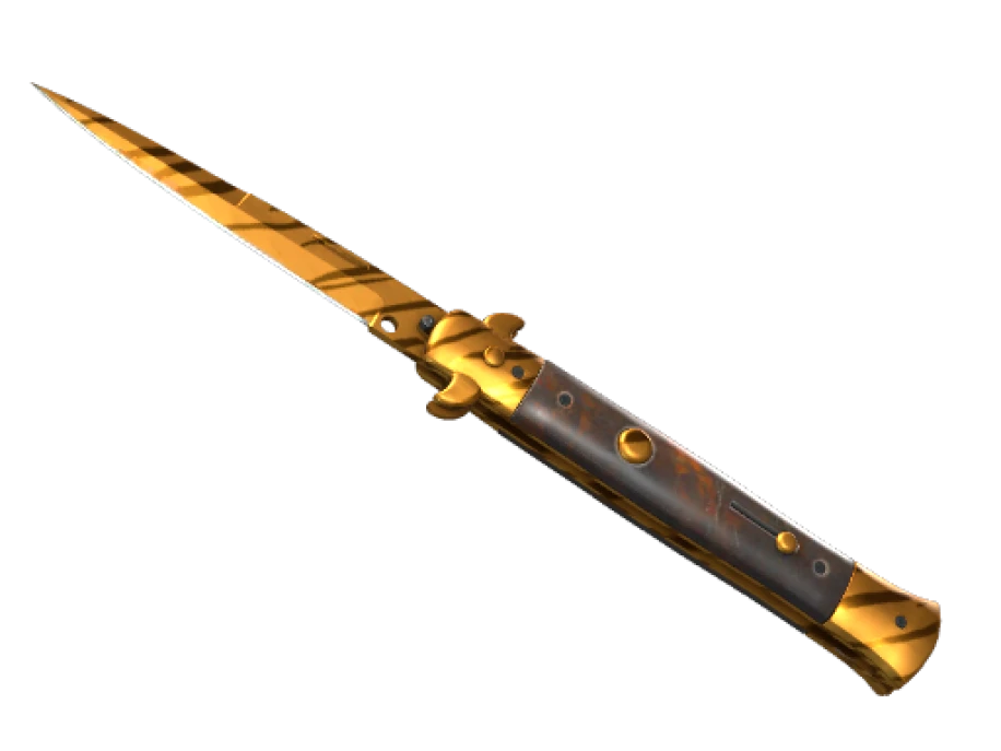 ★ StatTrak™ Stiletto Knife | Tiger Tooth (Factory New) - Image 1