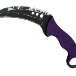 ★ StatTrak™ Talon Knife | Ultraviolet (Well-Worn)