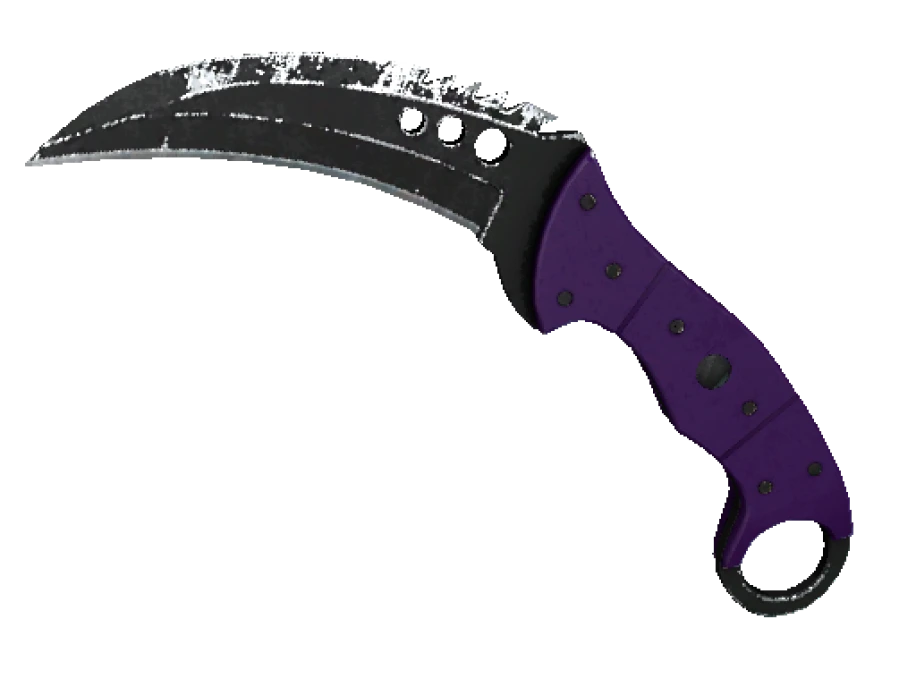 ★ StatTrak™ Talon Knife | Ultraviolet (Well-Worn) - Image 1
