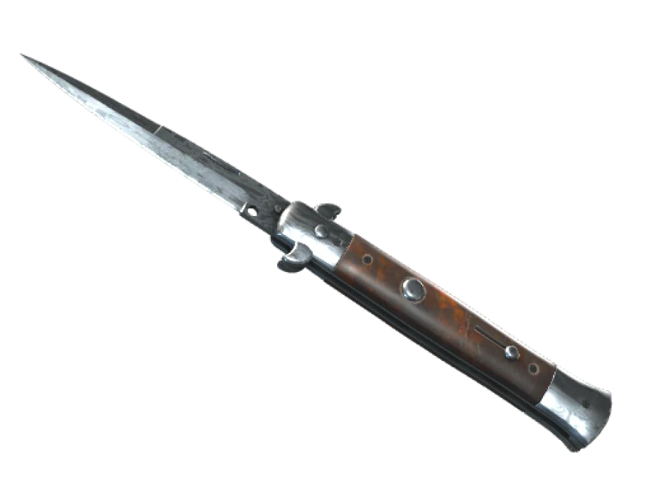 ★ Stiletto Knife | Damascus Steel (Minimal Wear) - Image 1
