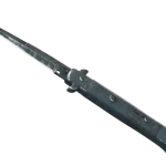 ★ Stiletto Knife | Night Stripe (Battle-Scarred)