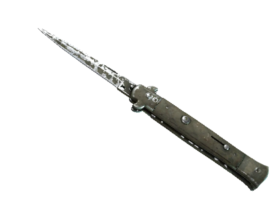 ★ Stiletto Knife | Safari Mesh (Battle-Scarred) - Image 1