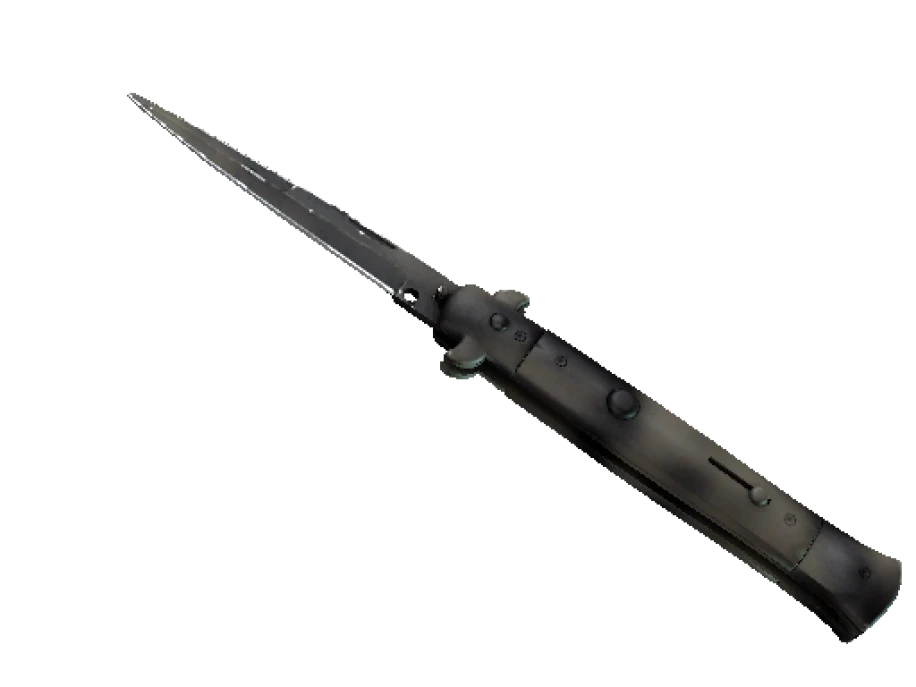 ★ Stiletto Knife | Scorched (Well-Worn) - Image 1