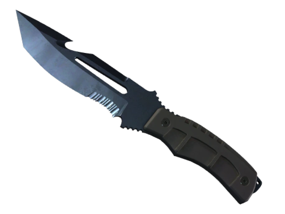 ★ Survival Knife | Blue Steel (Well-Worn) - Image 1