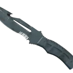 ★ Survival Knife | Night Stripe (Battle-Scarred)
