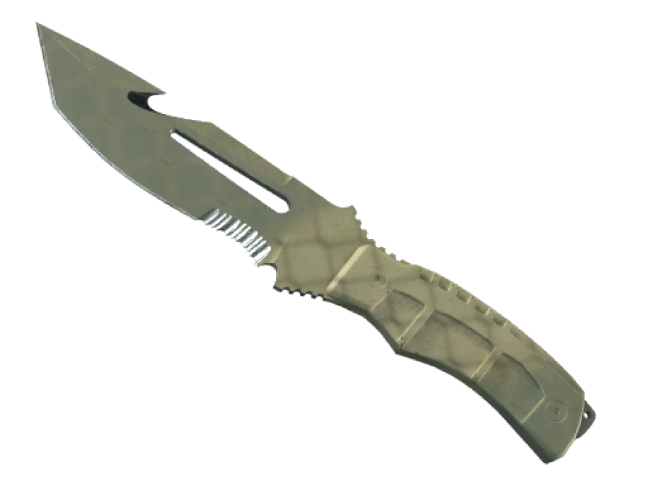 ★ Survival Knife | Safari Mesh (Well-Worn) - Image 1